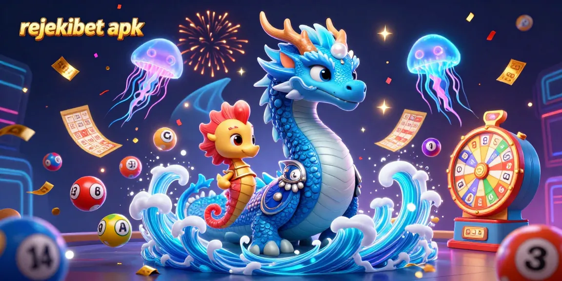 Experience the thrill of rejekibet apk with a vibrant 3D scene featuring unique gaming characters and elements.