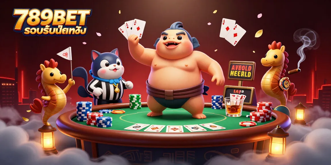 789BET รองรับมือถือ พร้อมภาพประกอบ 3 มิติของปลาฟูกุที่กำลังสู้ในบรรยากาศคาสิโนใต้ทะเล