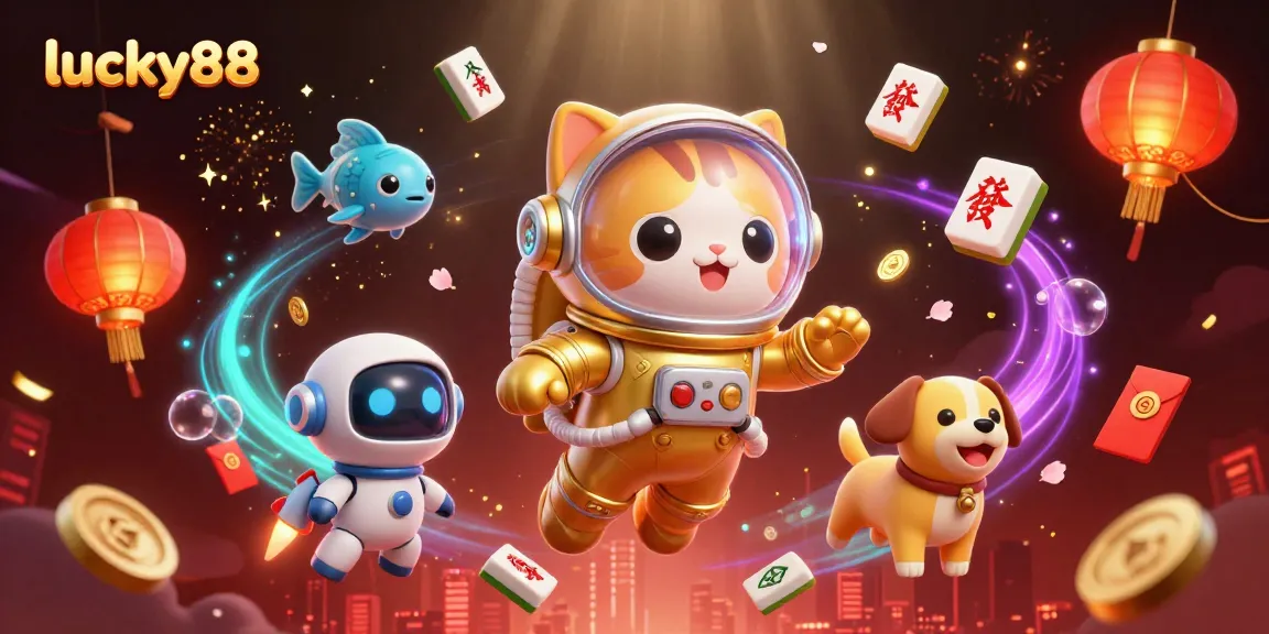 Spin the reels of lucky88 with vibrant red envelopes and golden lanterns in a cosmic jackpot.