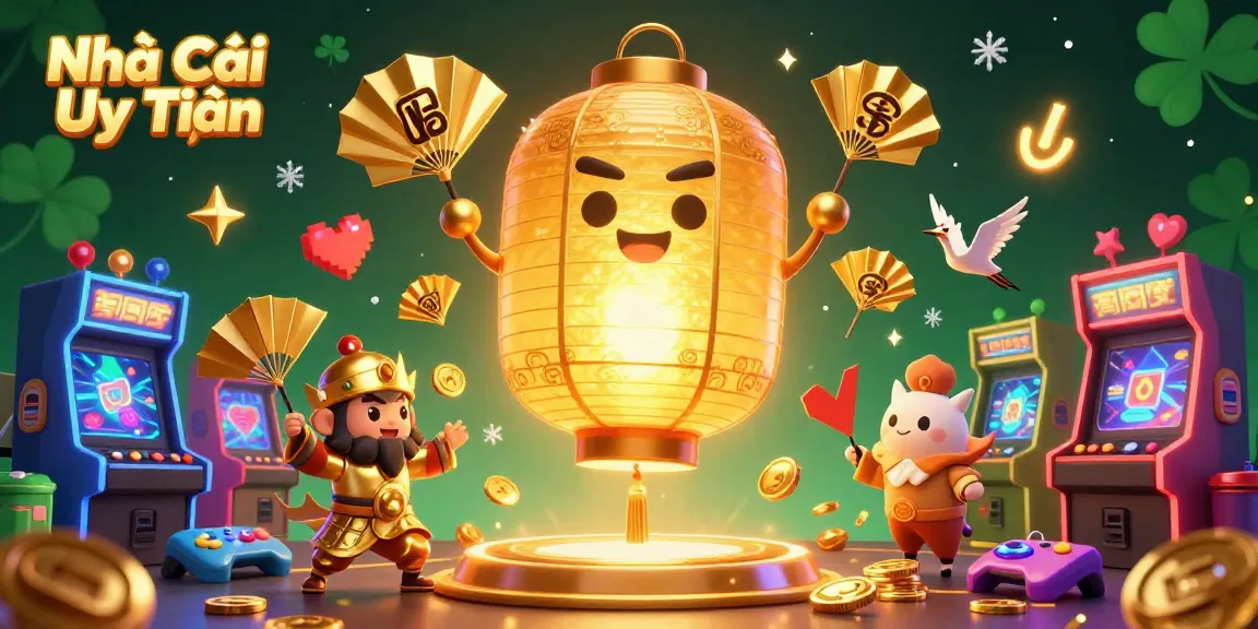 Experience the vibrant gamble spirit at Nhà Cái Uy Tín through this lively casino illustration.