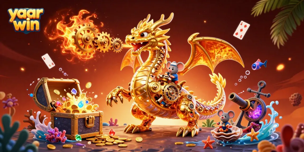 Experience thrilling gameplay with yaar win's explosive treasure and dynamic casino animations.
