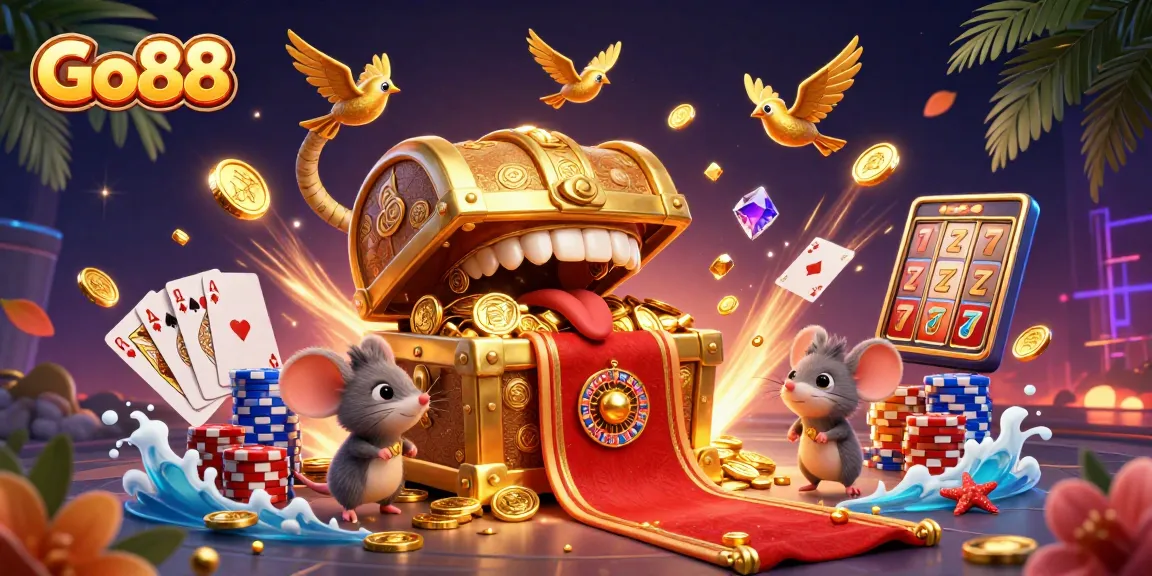 Engage with Go88's exciting gaming adventures filled with riches, slots, and roulette.
