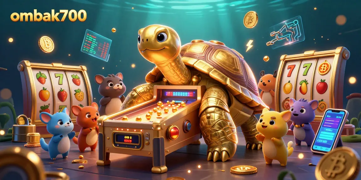 Bermain di ombak700 dengan slot tercanggih dan simbol keberuntungan, diilustrasikan secara menarik.