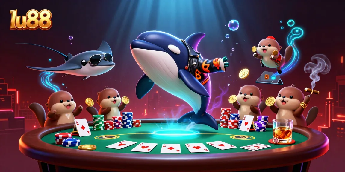 Engage in thrilling betting adventures at lu88 with vibrant gaming characters and casino elements.