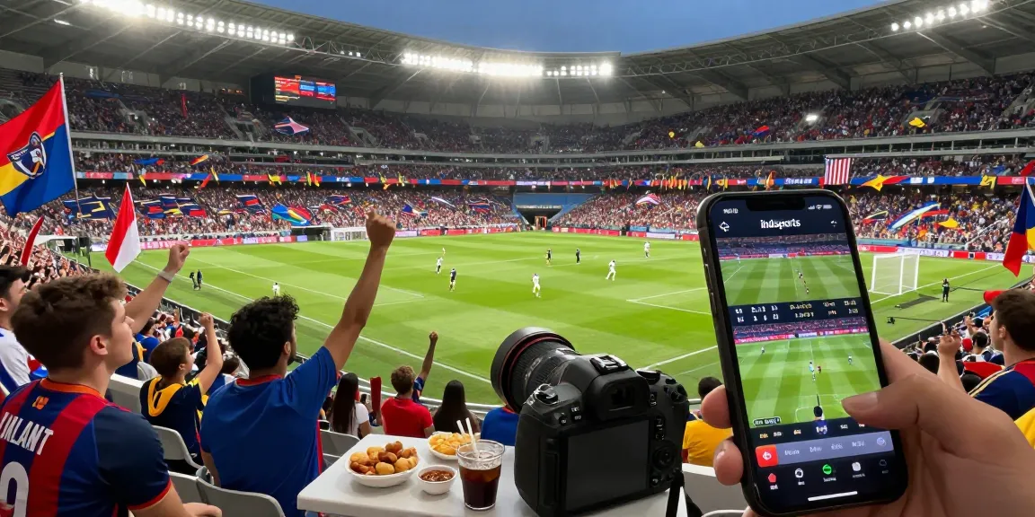 Fans enjoying a live football match on ihdsports, showcasing excitement and real-time updates.