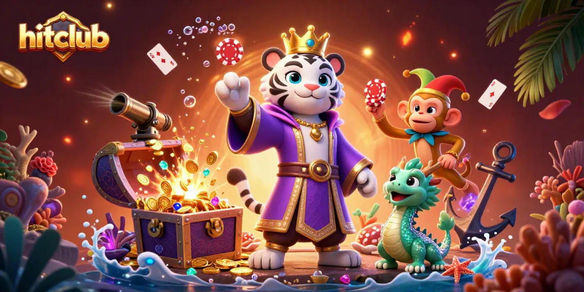 Join the excitement at hitclub with a 3D illustration of thrilling casino adventures! Explore vibrant games now.