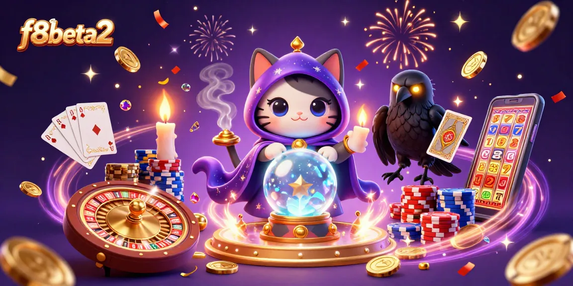 Spin the f8beta2 roulette with vibrant casino elements and enchanting mystical characters.