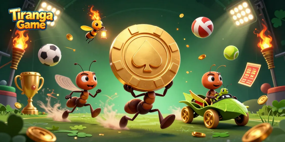 Tiranga Game offers thrilling gameplay featuring a 3D cartoon heist scene with unique characters and dynamic sports elements.