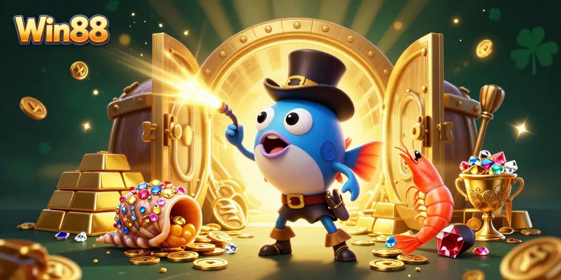Engage with Win88 by pulling treasure from the golden sea with vibrant characters and stunning visuals.